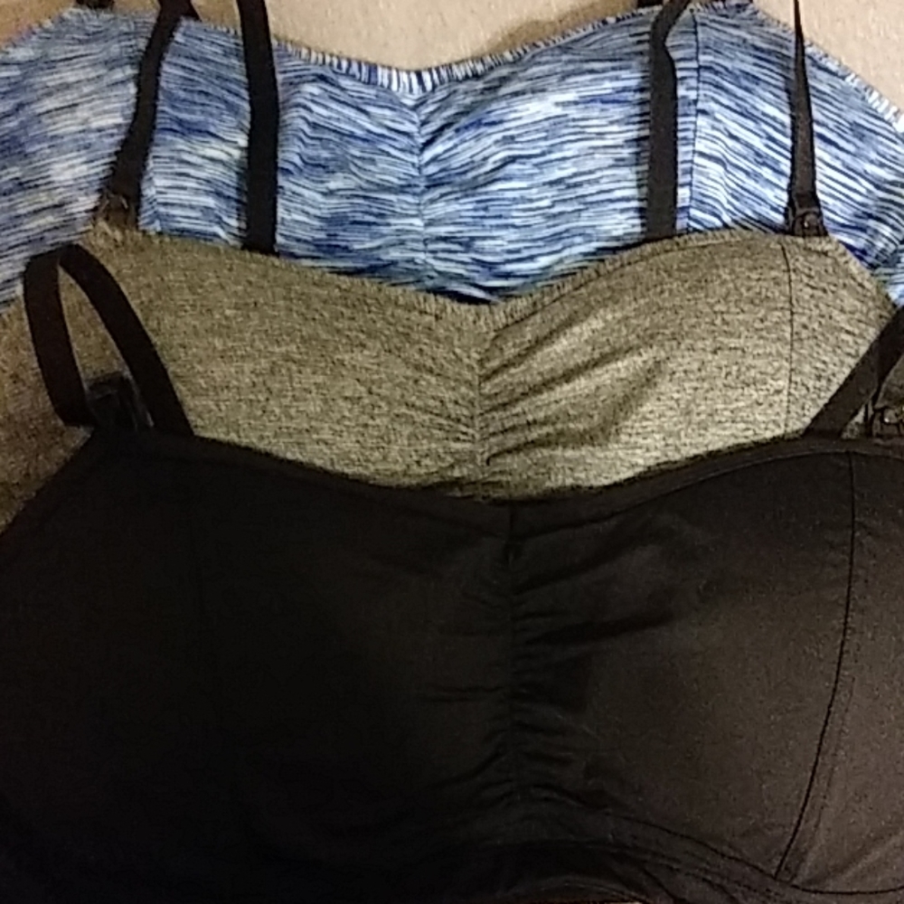 Bundle of 3 maternity/nursing bras